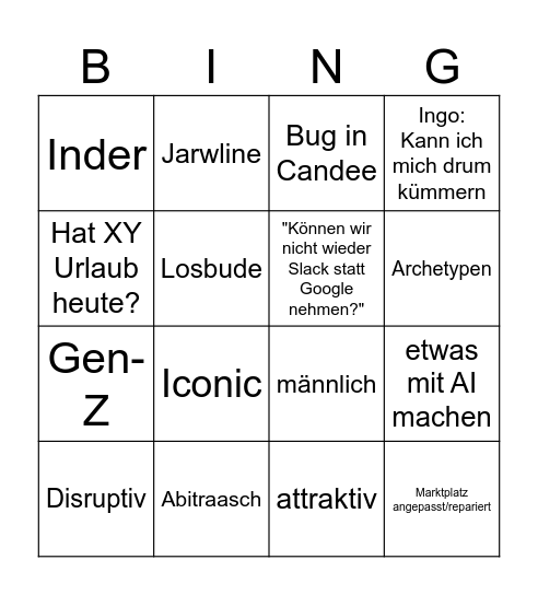 MMM 23.06.26 Bingo Card