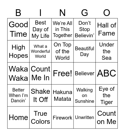 Beta Bingo Card