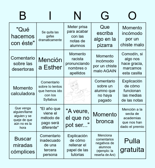 THE ENGLISHWAY BINGO Card