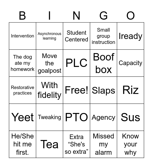 We Are the 212! Bingo Card