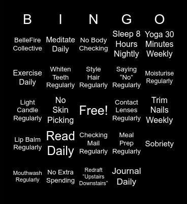 Anna's Summer "Spirituality" Bingo Board 2025 Bingo Card