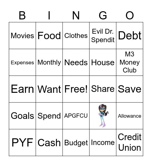 Budget Bingo Card
