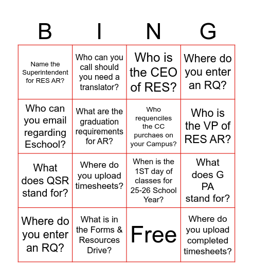 2025 Office Manager Bingo Card