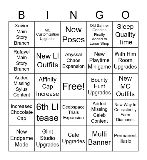LADS 4.0 UPDATE BINGO Card