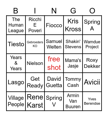 BBQ BINGO Card