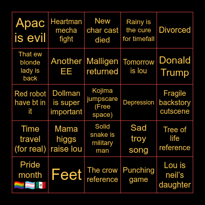 Dark soul 2 bingo Card