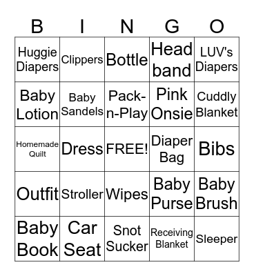 BROOKELYNN Bingo Card