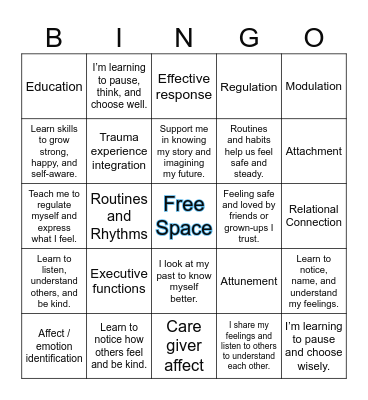 ARC Bingo Card