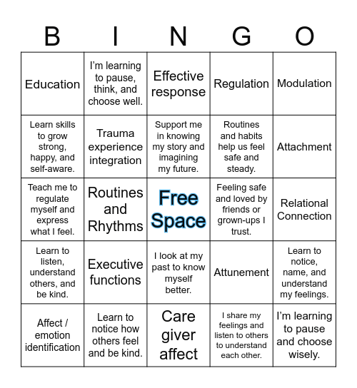 ARC Bingo Card