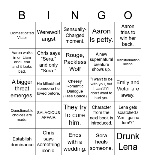 Lena Bingo Card