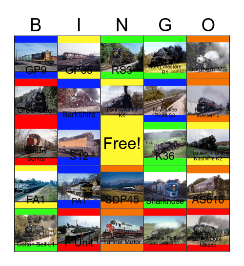 ALCO RS3- The Original Owners Bingo Card