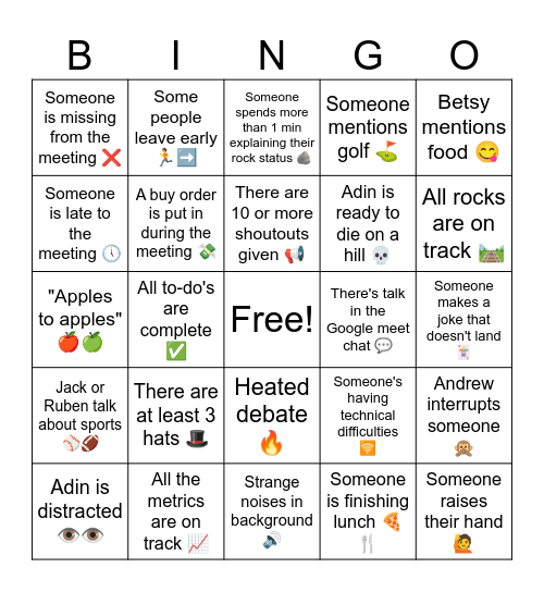 ✨ L10 Bingo! ✨ Bingo Card