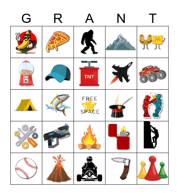 HAPPY 10TH BIRTHDAY GRANT!!! Bingo Card