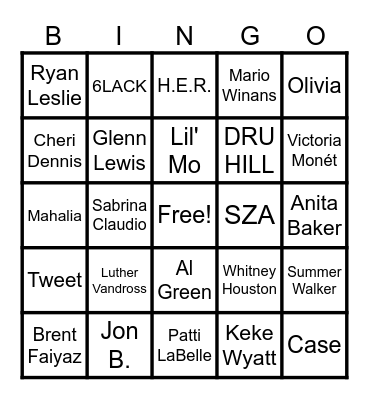 LATE FOR BREAKFAST Bingo Card