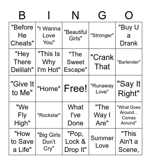 Who Knows Jenna? Bingo Card