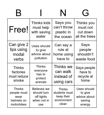 FIND SOMEONE WHO... Bingo Card