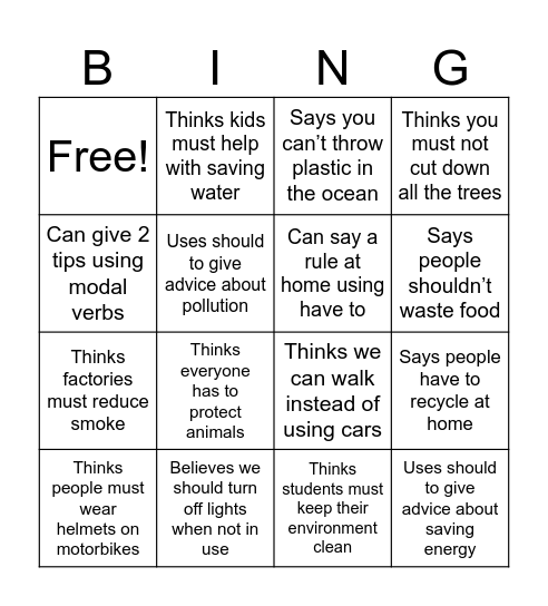 FIND SOMEONE WHO... Bingo Card
