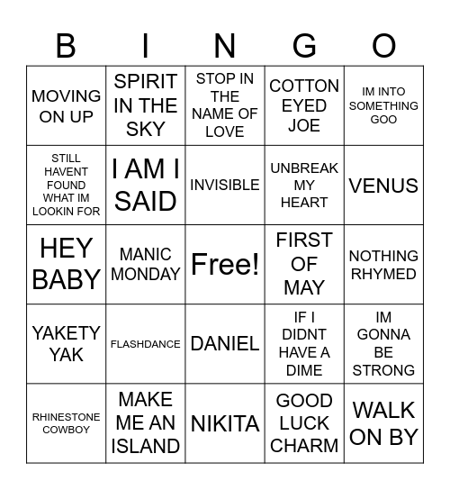 ISLE OF MAN Bingo Card