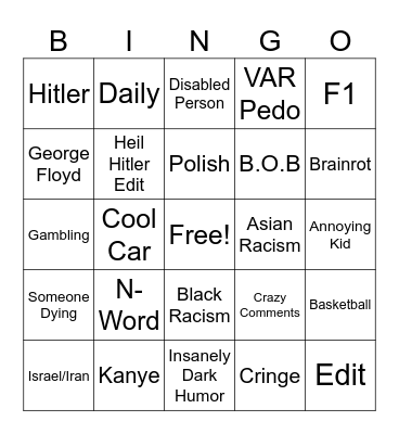 INSTAGRAM REELS BINGOOOO Bingo Card