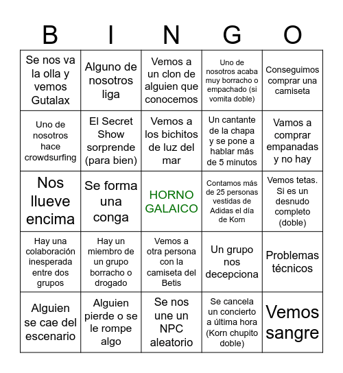 RESU BINGO Card