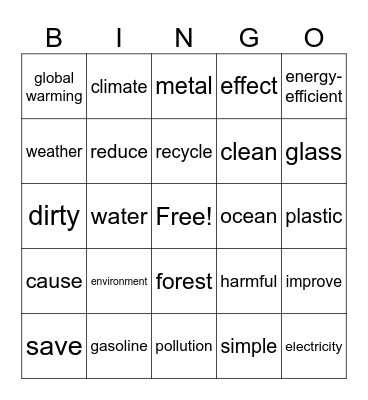 Ventures 4 - Unit 9 Bingo Card