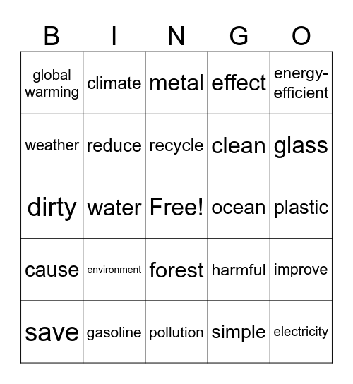 Ventures 4 - Unit 9 Bingo Card
