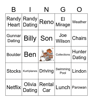 Randy Bingo Card