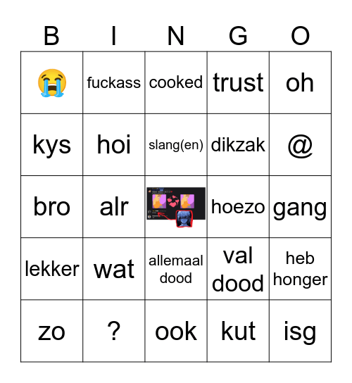 Wat gaat raaf zeggen 2.0 Bingo Card