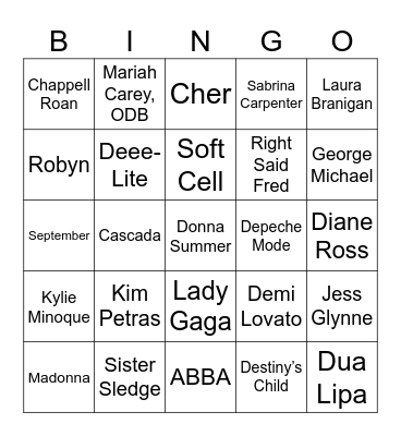 LGBTQI.N.G.O - Game 1 Bingo Card