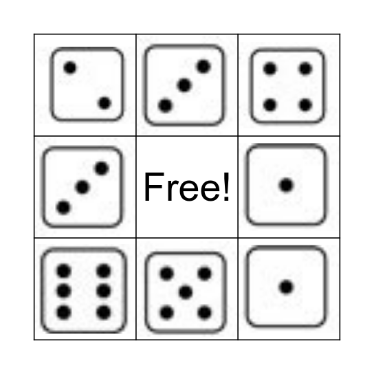 Dice Bingo! Bingo Card