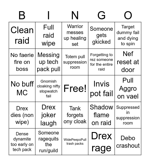 THREATCAPPED BWL Bingo Card