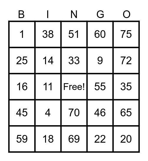 Agent Mharz 20089691 Bingo Card