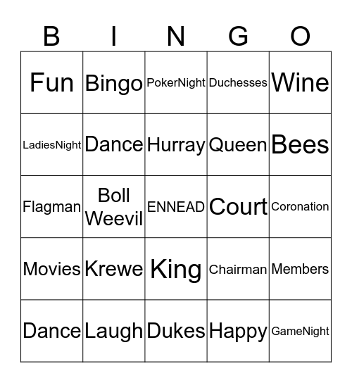 Ennead Bingo Card