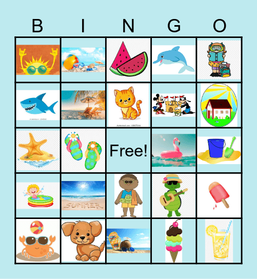 Summer Bingo Card