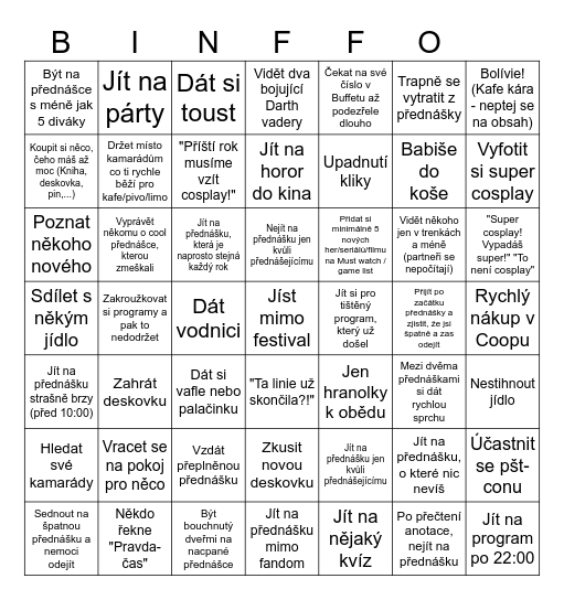 AK - FF 2025 BinFFo Bingo Card