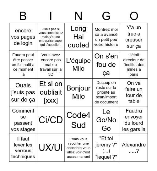 Visio Laurent #3 Bingo Card