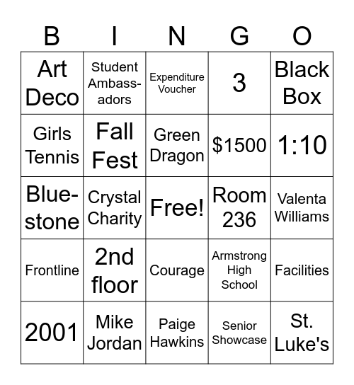 MLWGS NEW TEACHER BINGO Card