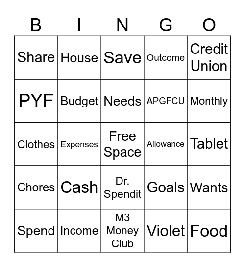 Card Maker Bingo Card