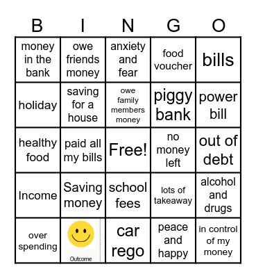 Budget Bingo Card