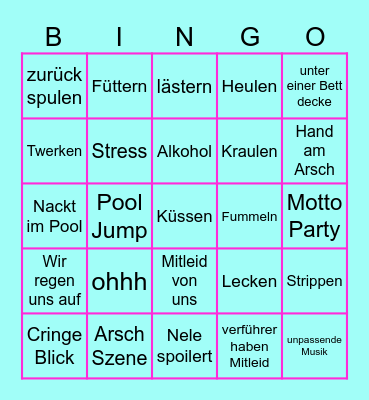 Assi TV Bingo Card