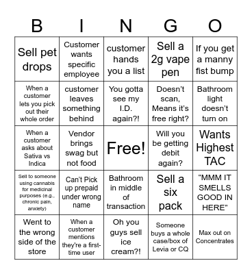 Bingo Bongo Bingo Card