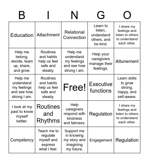 ARC BINGO Card