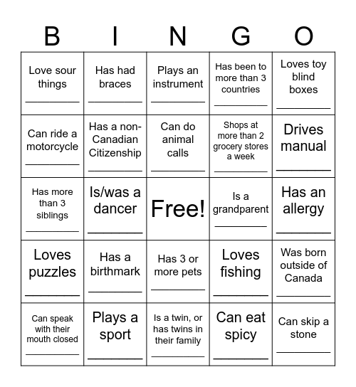 Kids & Company - Head Office Summer Social 2025 Bingo Card