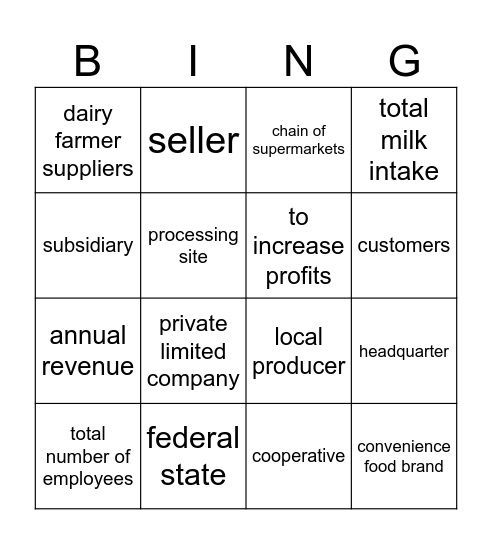 ML23 Bingo Card