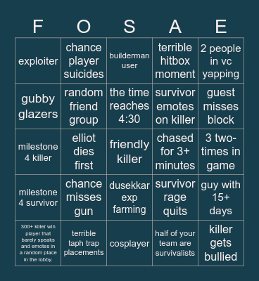 yet another foreskin bingo card Bingo Card