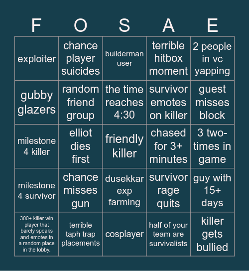 yet another foreskin bingo card Bingo Card