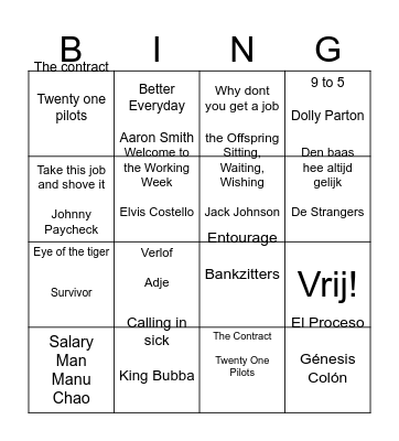 HR Bingo Card