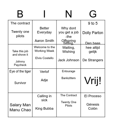 HR Bingo Card