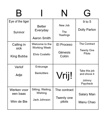 HR Bingo Card