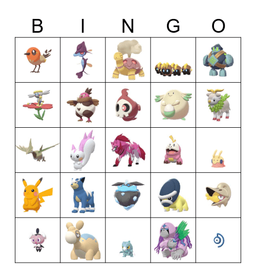 Go Fest Bingo Card